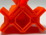 B-Ware DartCase 3.0 orange durchsichtig / schwarz (270106)