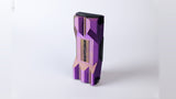 DartCase 6.0 Einzelstück 08 – Violett-Gold / Schwarz – Vorderansicht