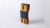 DartCase 6.0 Einzelstück 10 – Rot-Gold-Orange / Schwarz – Rückansicht