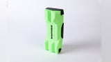 DartCase 6.0 Einzelstück 11 – Neongrün / Schwarz – Vorderansicht