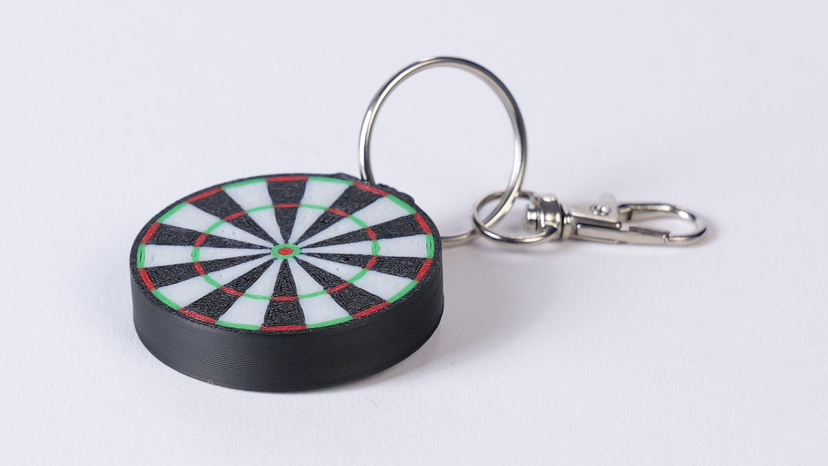 Schlüsselanhänger Dartscheibe